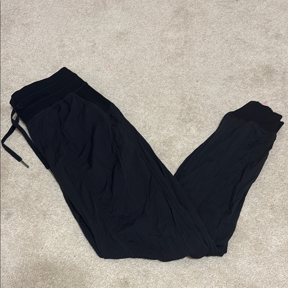 lululemon black studio joggers